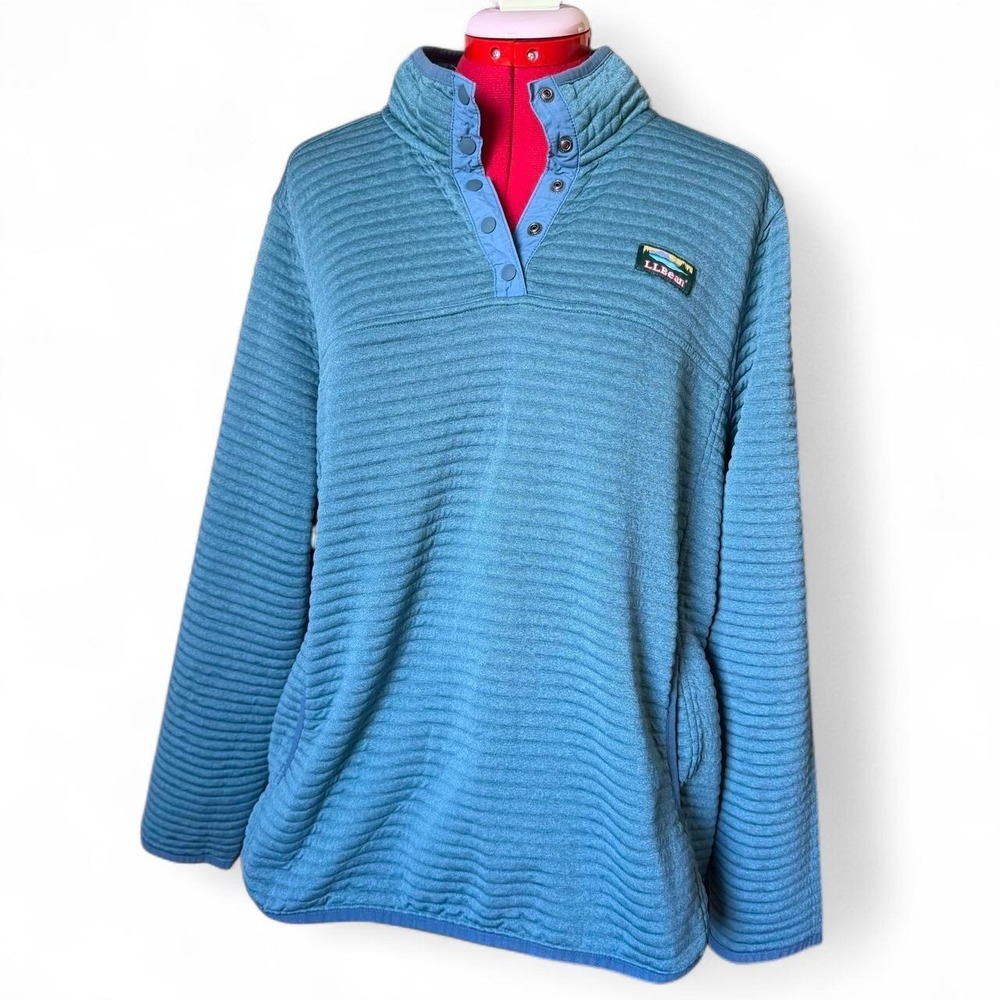 Women's Airlight Knit Pullover in Smokey Blue Heather Size 2X
